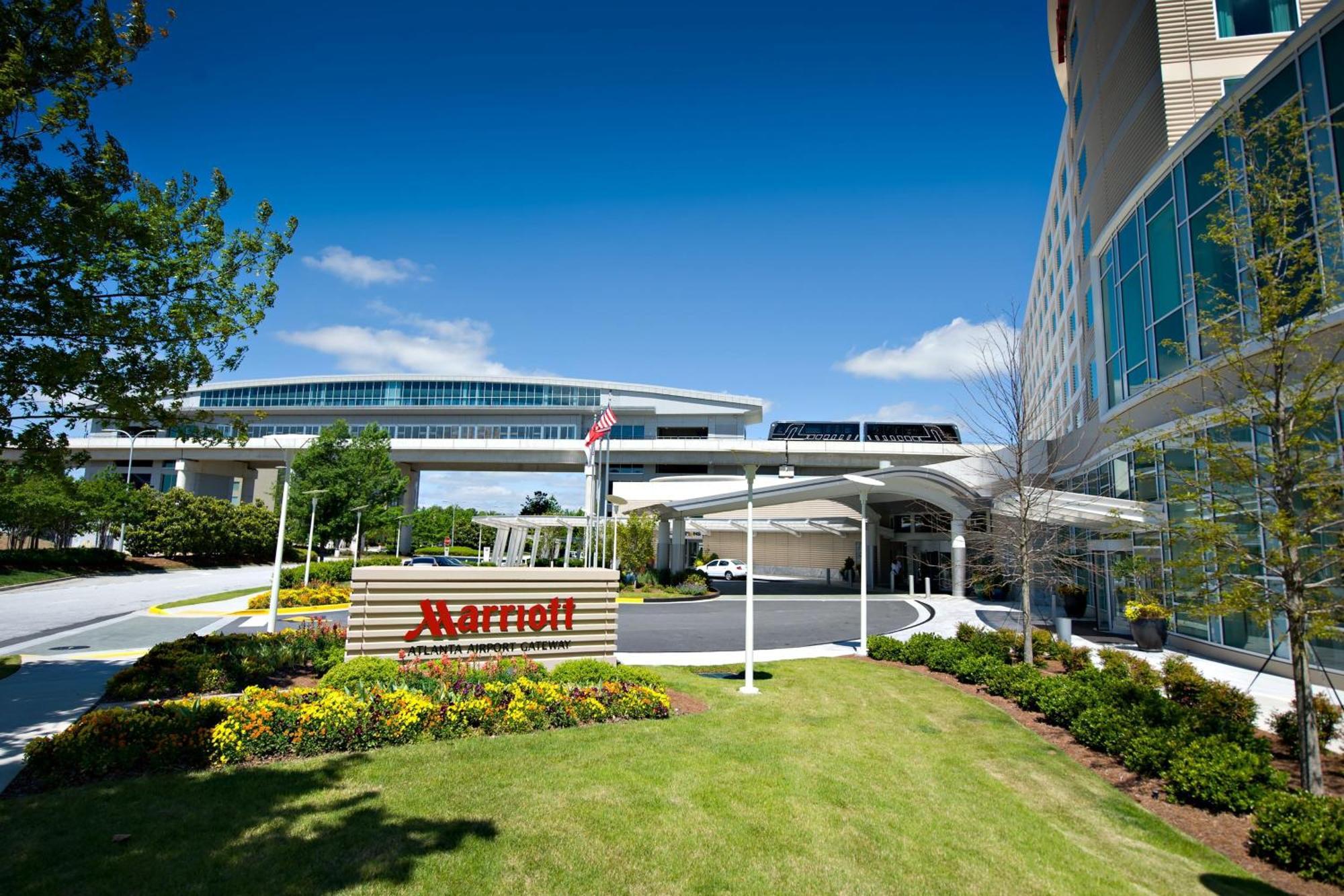Отель Atlanta Airport Marriott Gateway Колледж Парк Экстерьер фото